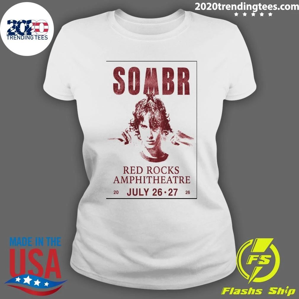 Sombr 2026 Red Rocks Shirt