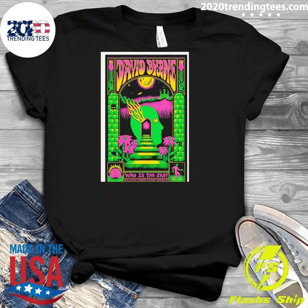 David Byrne July 20-22 2026 Edinburgh Playhouse In Edinburgh Shirt