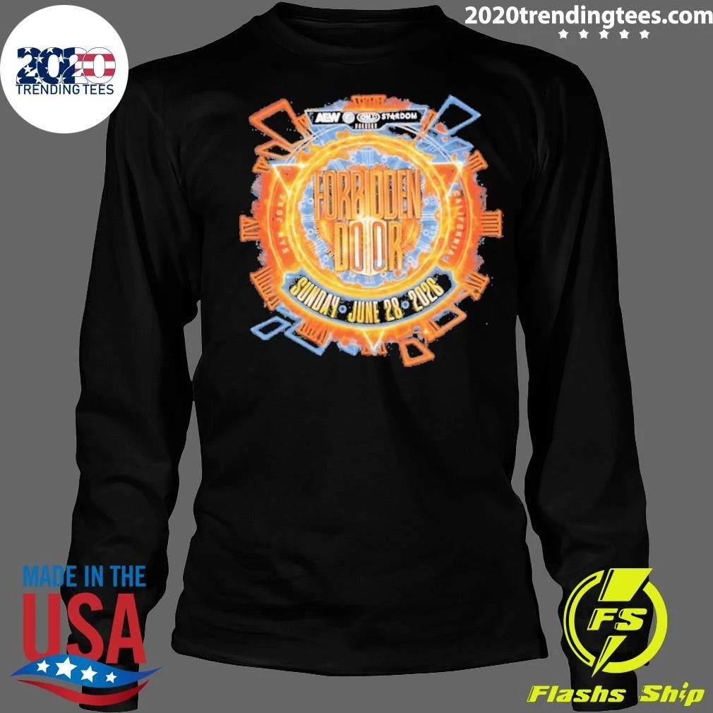 Aew Forbidden Door 2026 Event Shirt