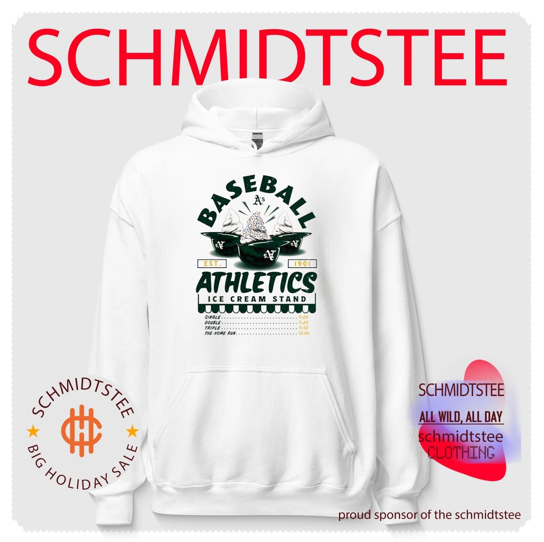 Athletics Baseball Ice Cream Stand shirt