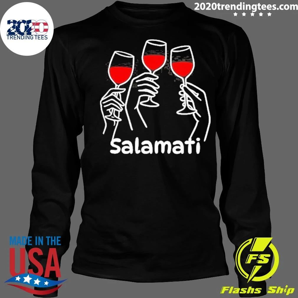 Salamati Wine Toast Cheers Shirt