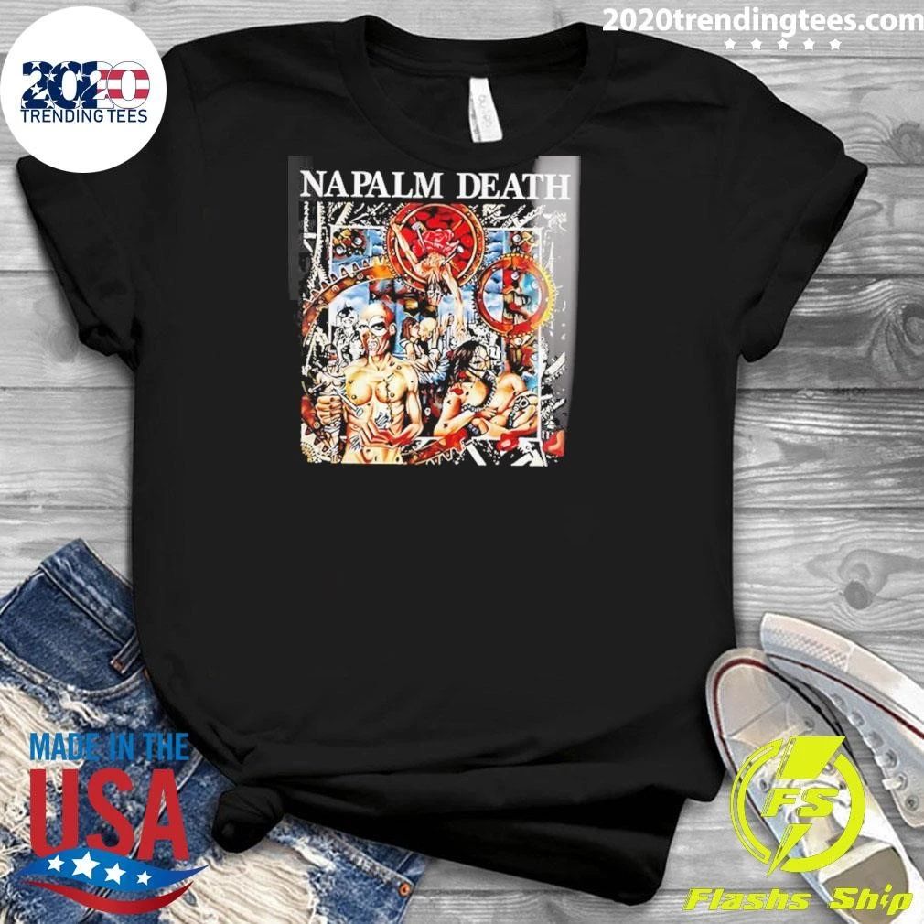 Napalm Death campaign for musical destruction Europe 1992 Shirt