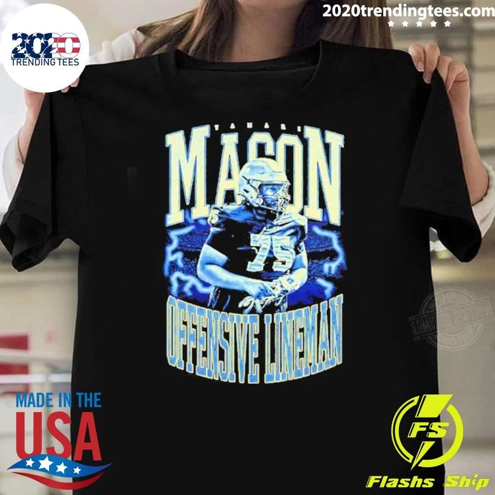 Tamari Mason Offensive Lineman Football Shirt