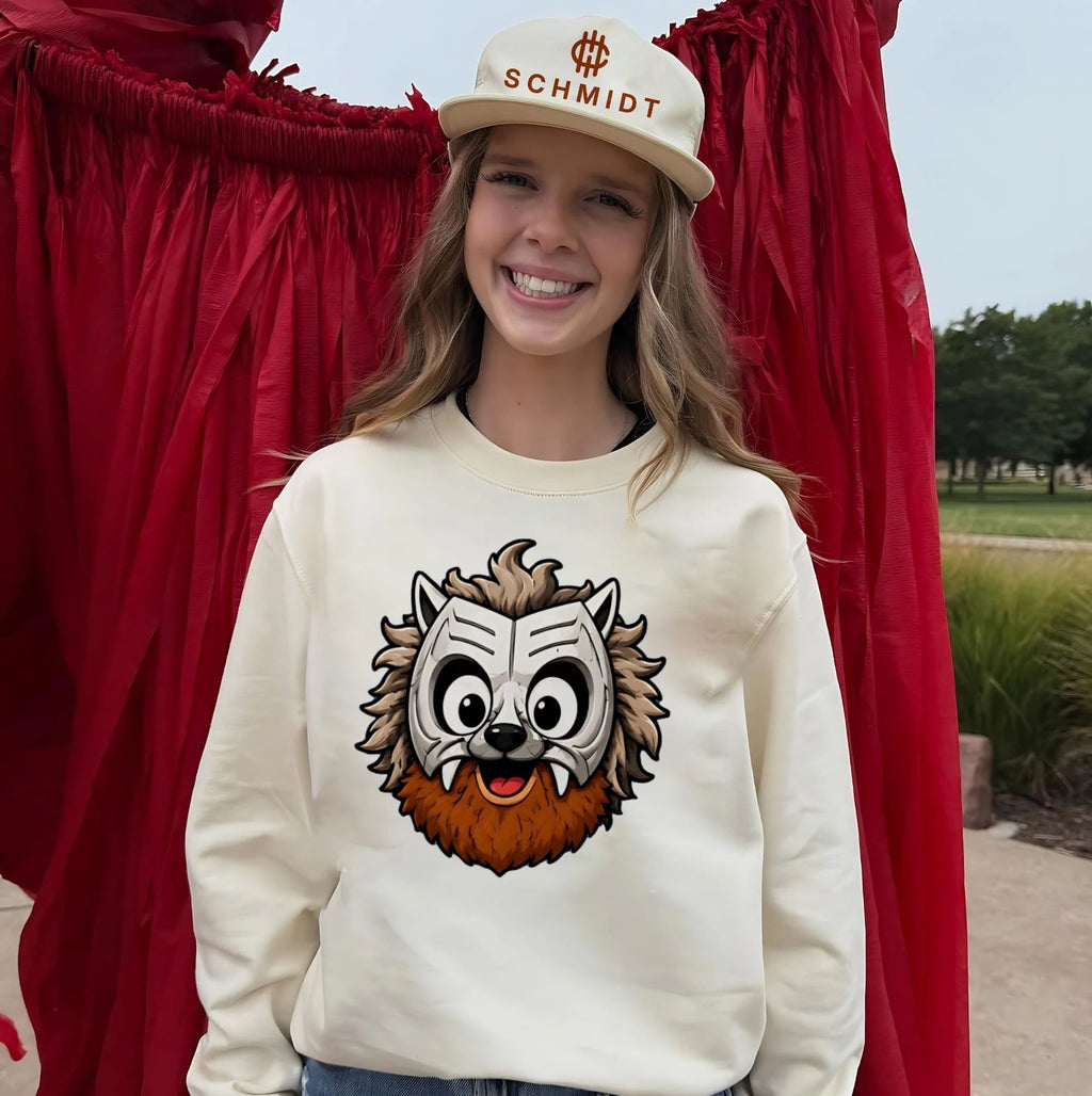 Werewolf mask cartoon shirt