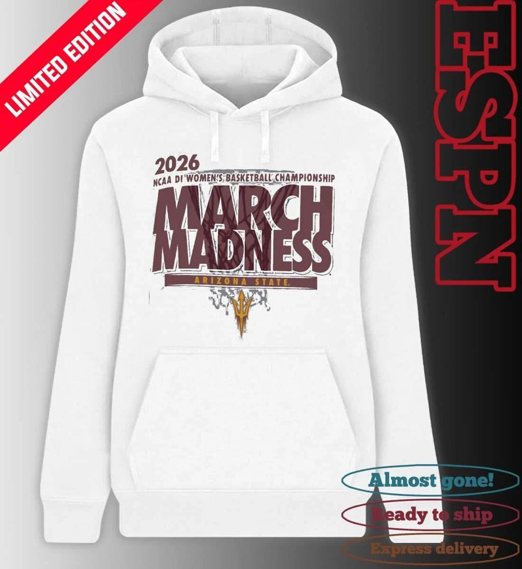 Arizona State Women’s Basketball Single Team 2026 NCAA March Madness Shirt