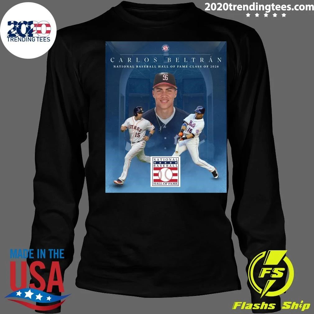 Carlos Beltran National Baseball Hall Of Fame Class Of 2026 Shirt