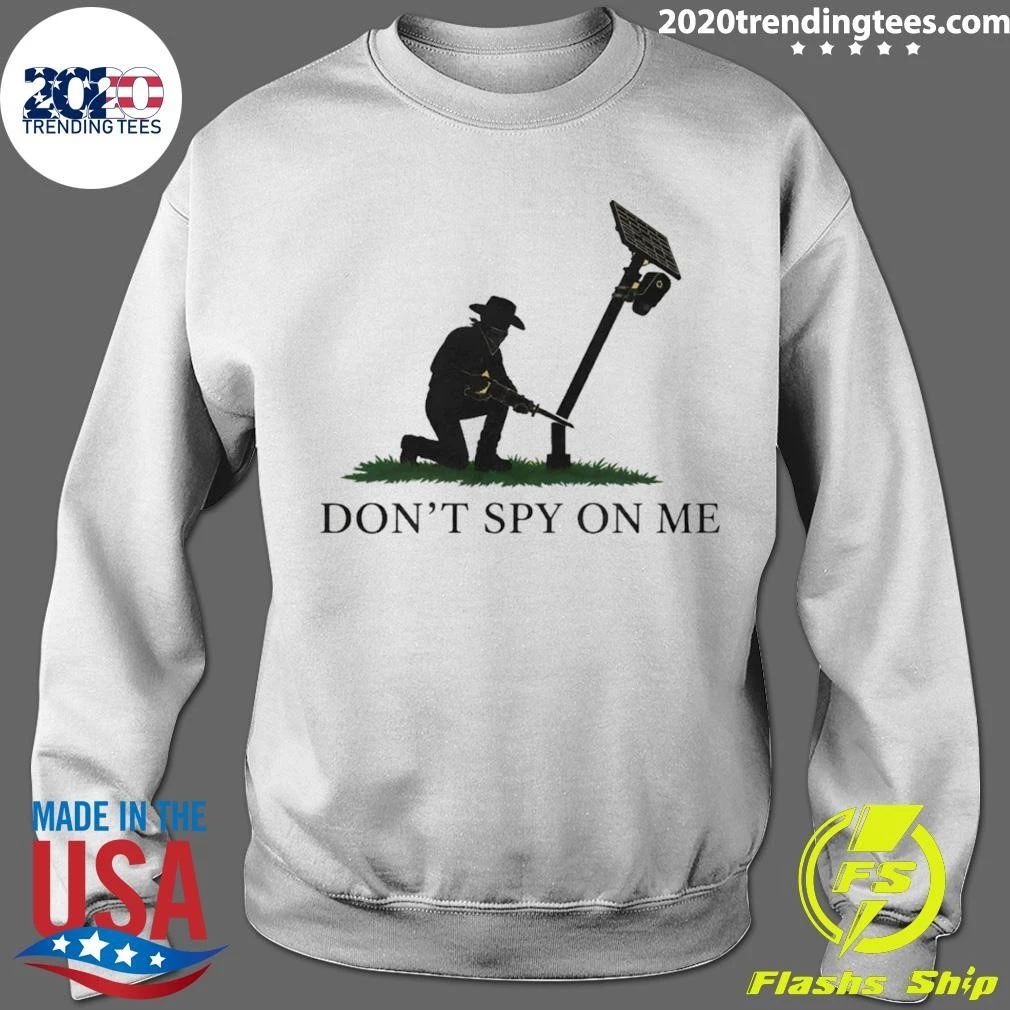 Outlaw Cutting Surveillance Camera Pole Don’t Spy On Me Shirt