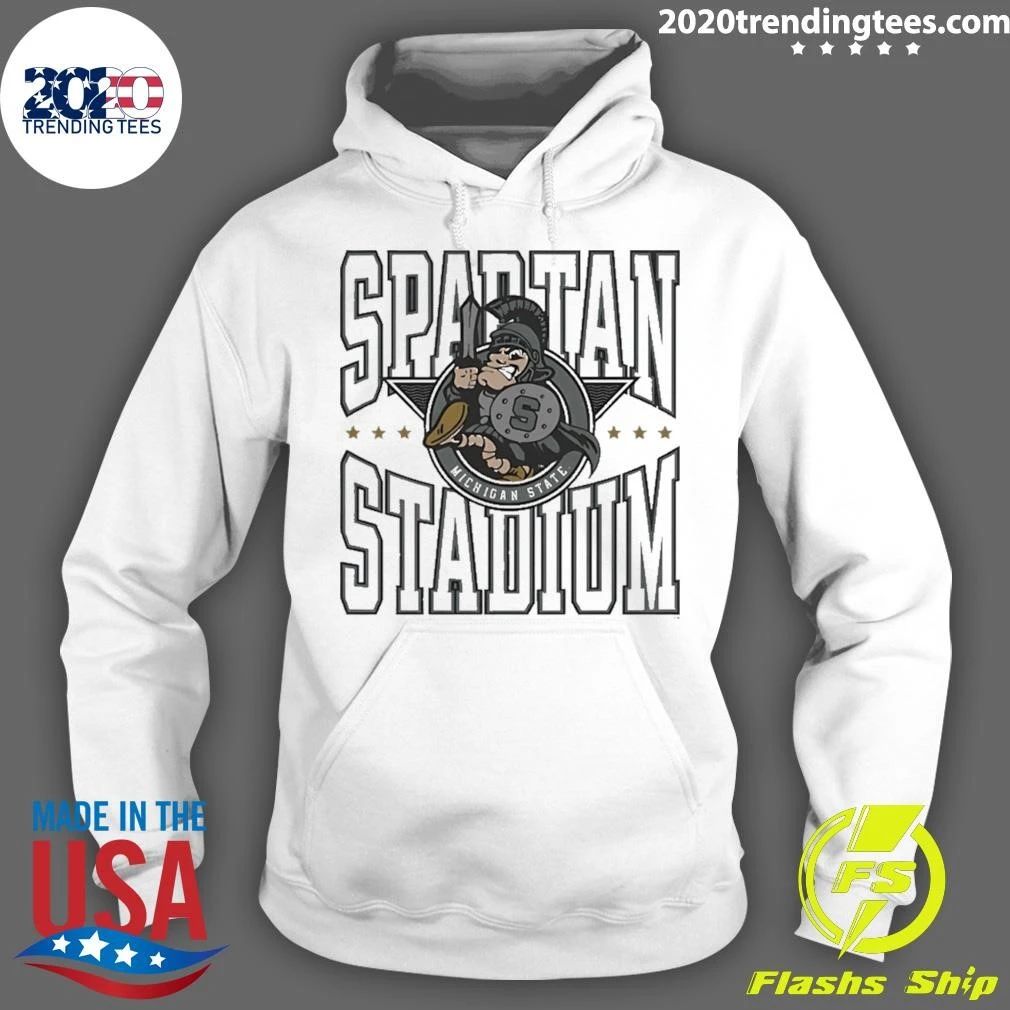 Michigan State Spartan Stadium Vintage Shirt