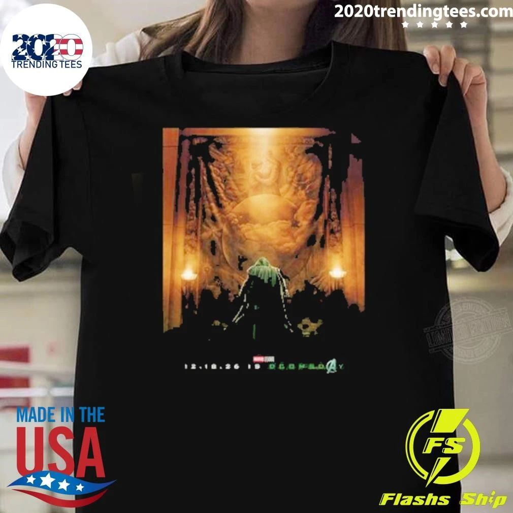 Avengers Doomsday Official Poster Released On December 18 2026 Shirt