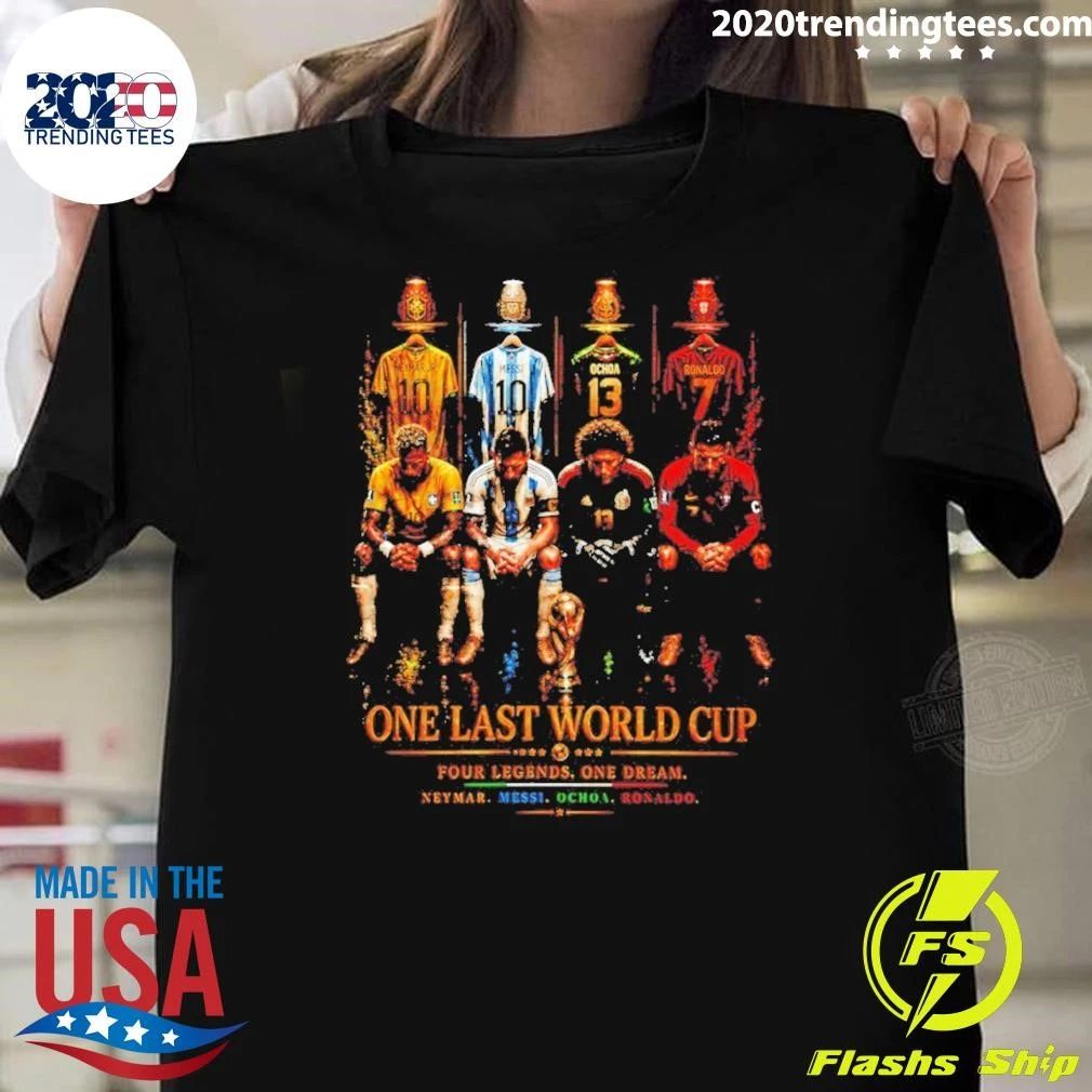One Last World Cup Soccer Legends Brazil Argentina Mexico Portugal Inspired Shirt