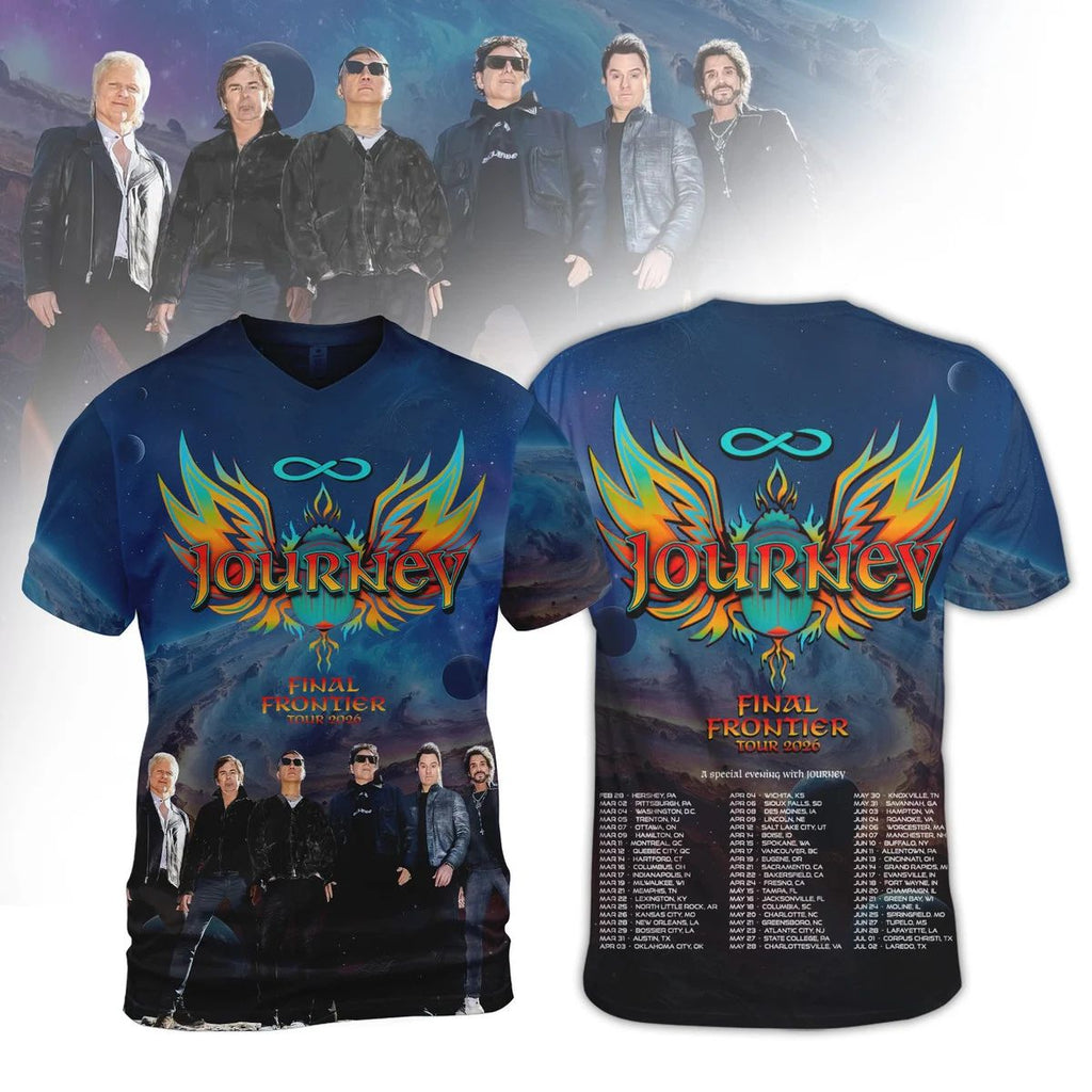 Journey Final Frontier Tour 2026 T-Shirt