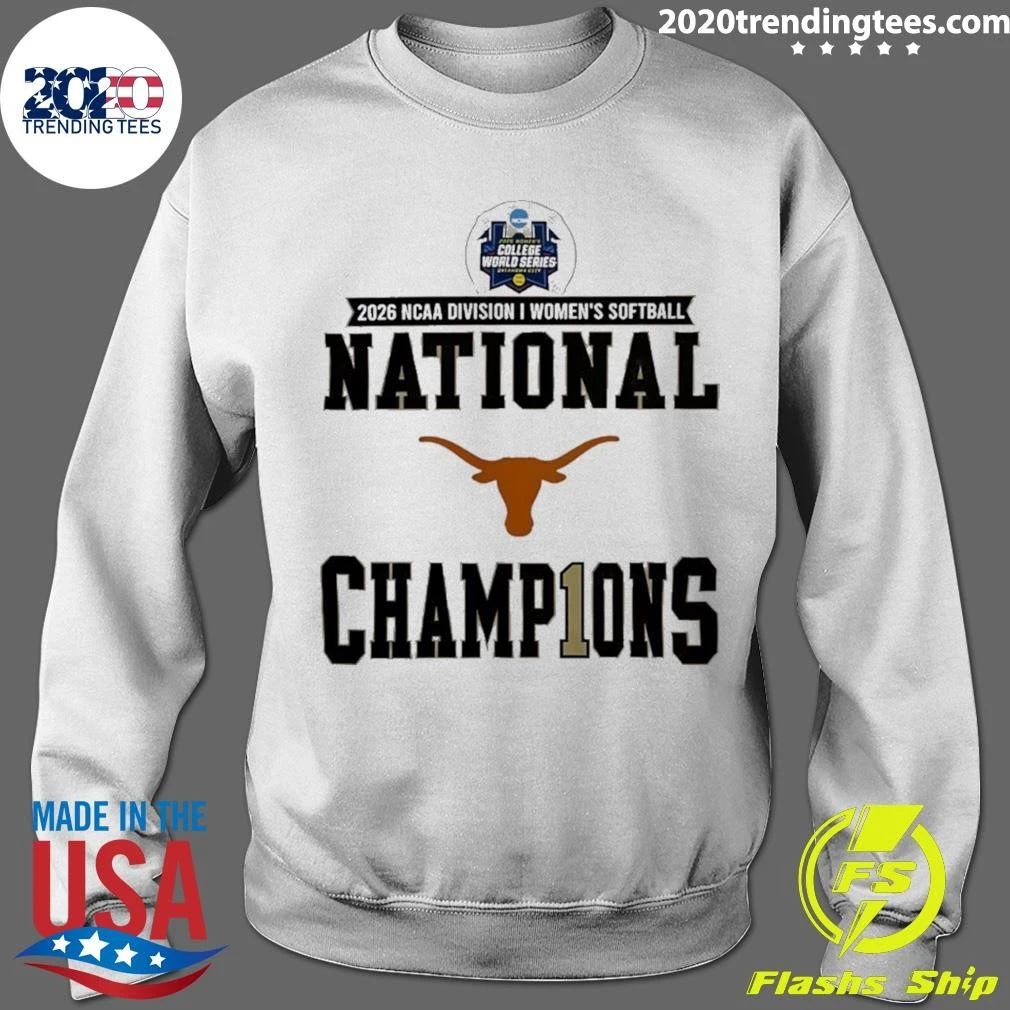 Longhorns 2026 Softball Women’s National Champions T-Shirt