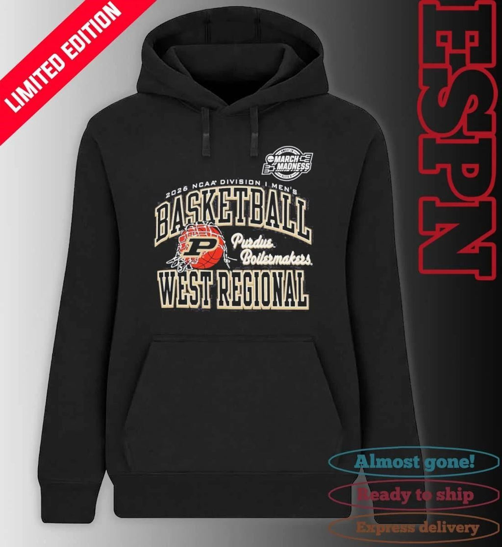 Purdue Boilermakers 2026 NCAA DI Men’s Basketball Sweet 16 – West Regional T-Shirt