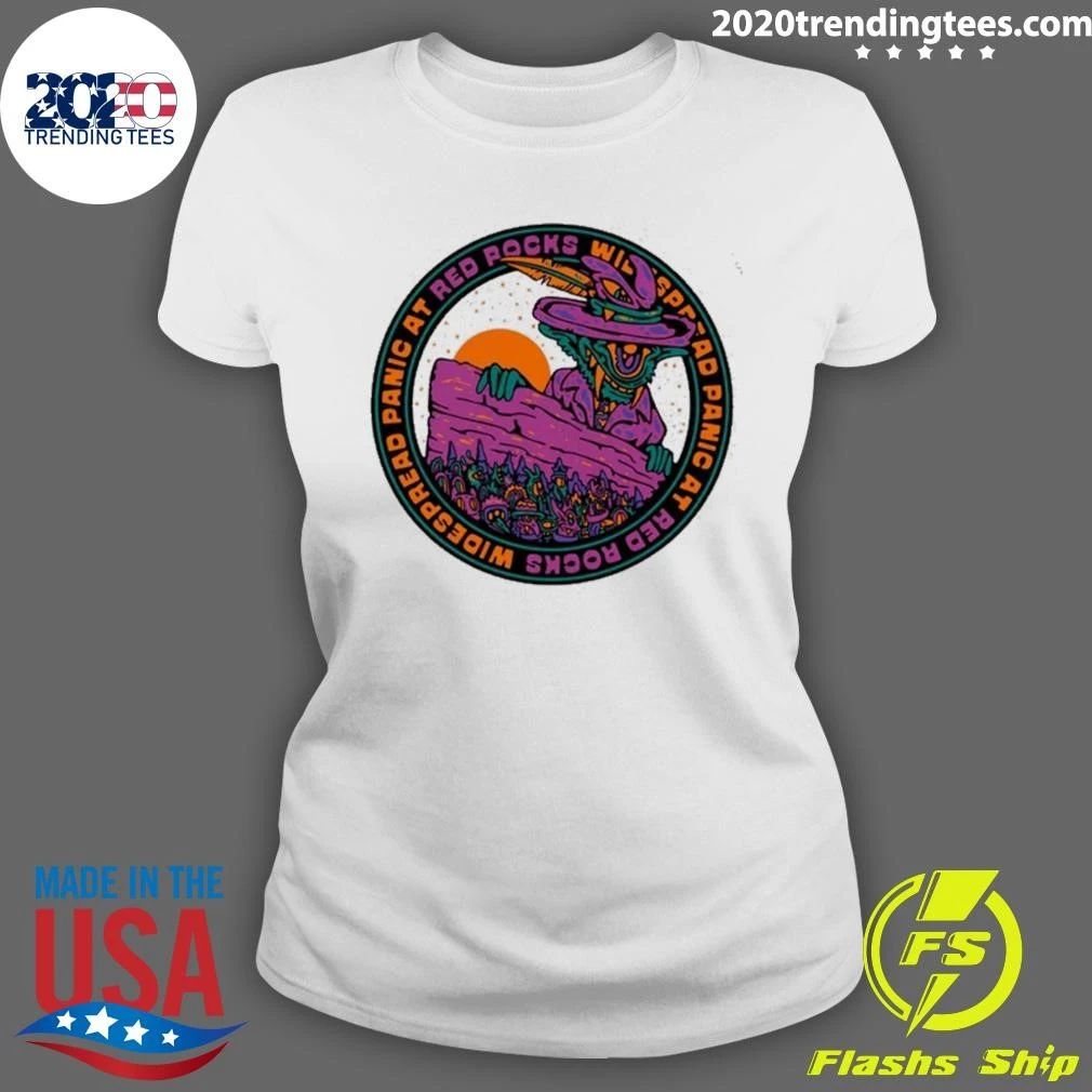 Widespread Panic Red Rocks Amphitheatre 2026 Event Tee Shirt