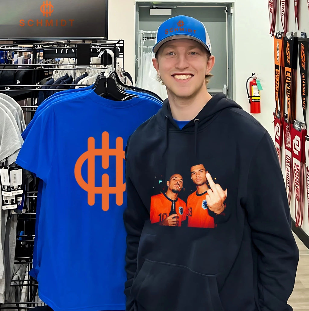 Memphis Depay and Cody Gakpo Netherlands Fc middle finger shirt