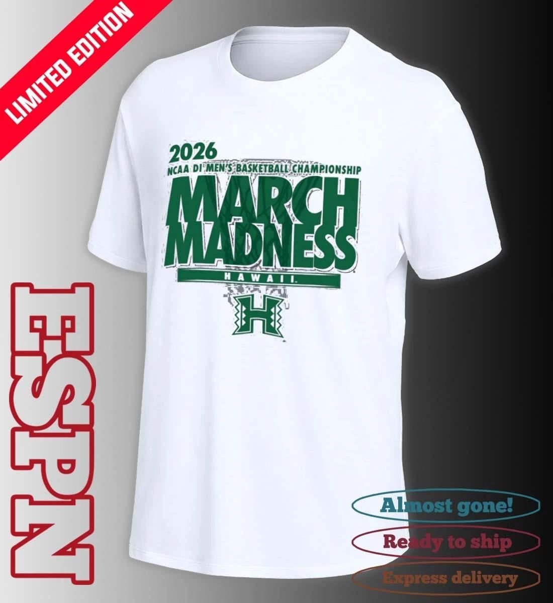 Hawaii Men’s Basketball Single Team NCAA March Madness Shirt