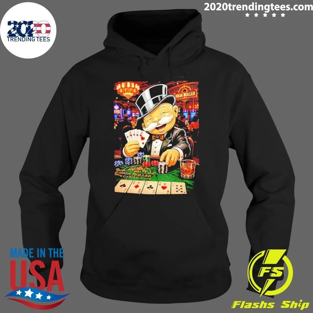 Monopoly Man High Roller Casino Gambling Shirt