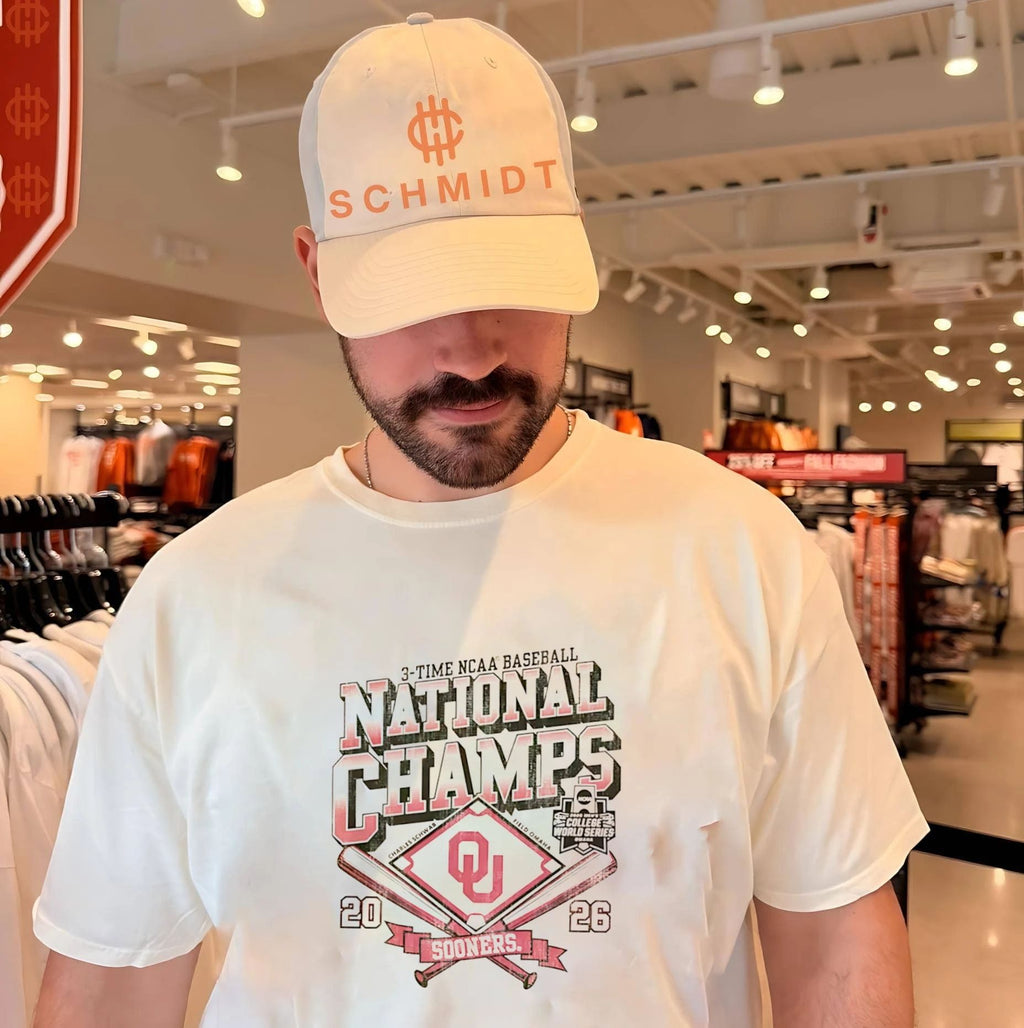 Oklahoma Sooners 2026 College World Series 3- Time Champions vintage shirt