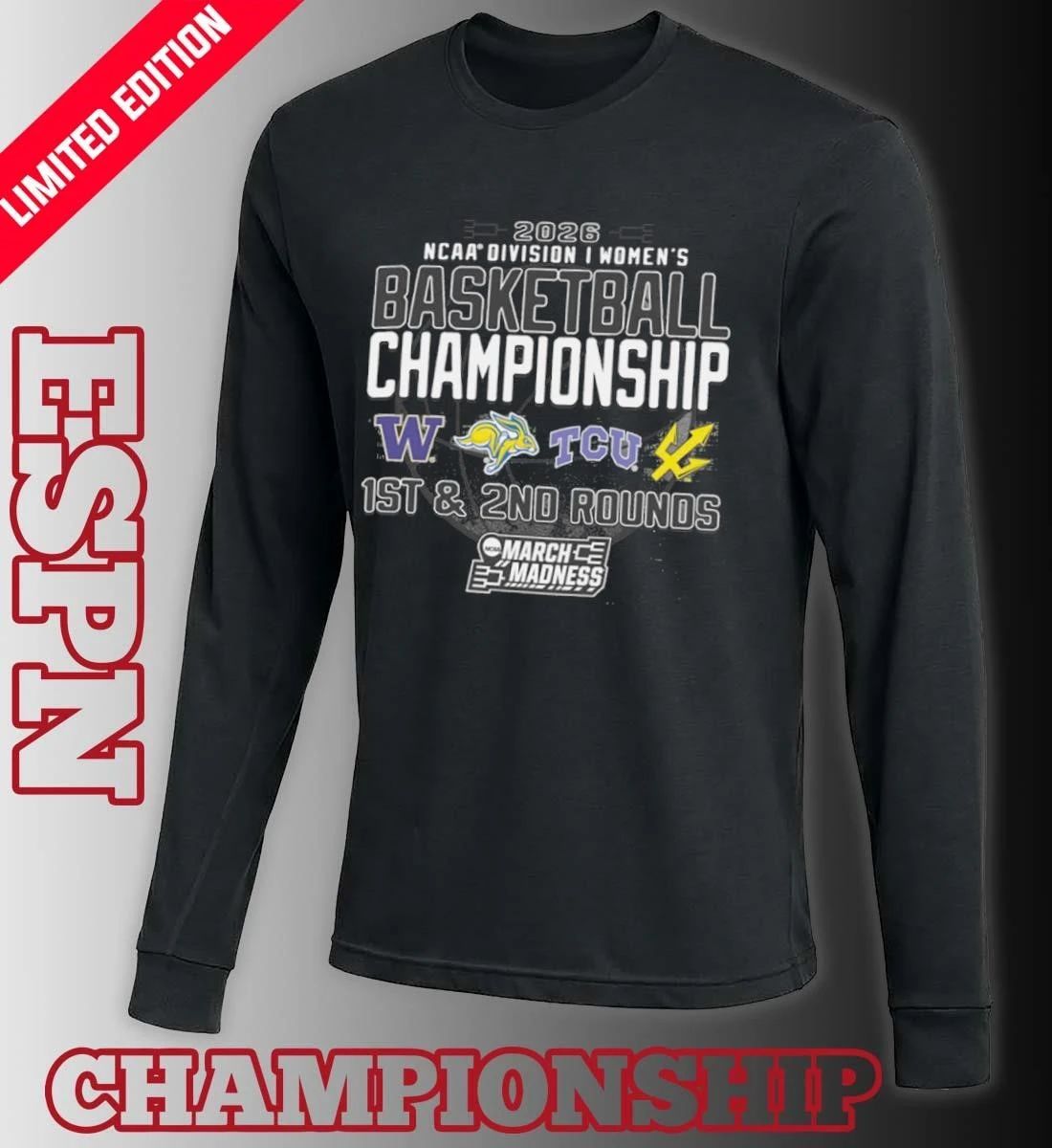 1st, 2nd Rounds 2026 NCAA DI Women’s Basketball Championship – Fort Worth, TX Shirt