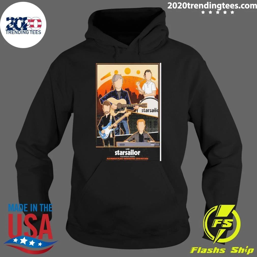 Starsailor July 25 2026 Old Market Place in Warrington Shirt