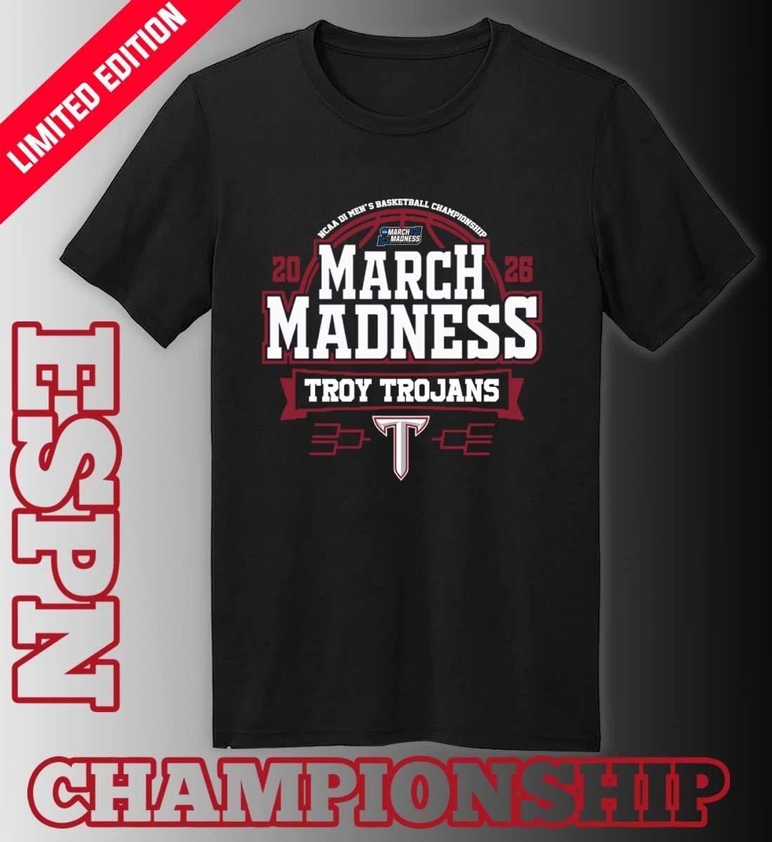 Troy Trojans Tigers March Madness 2026 NCAA DI Men’s Basketball Tournament T-Shirt
