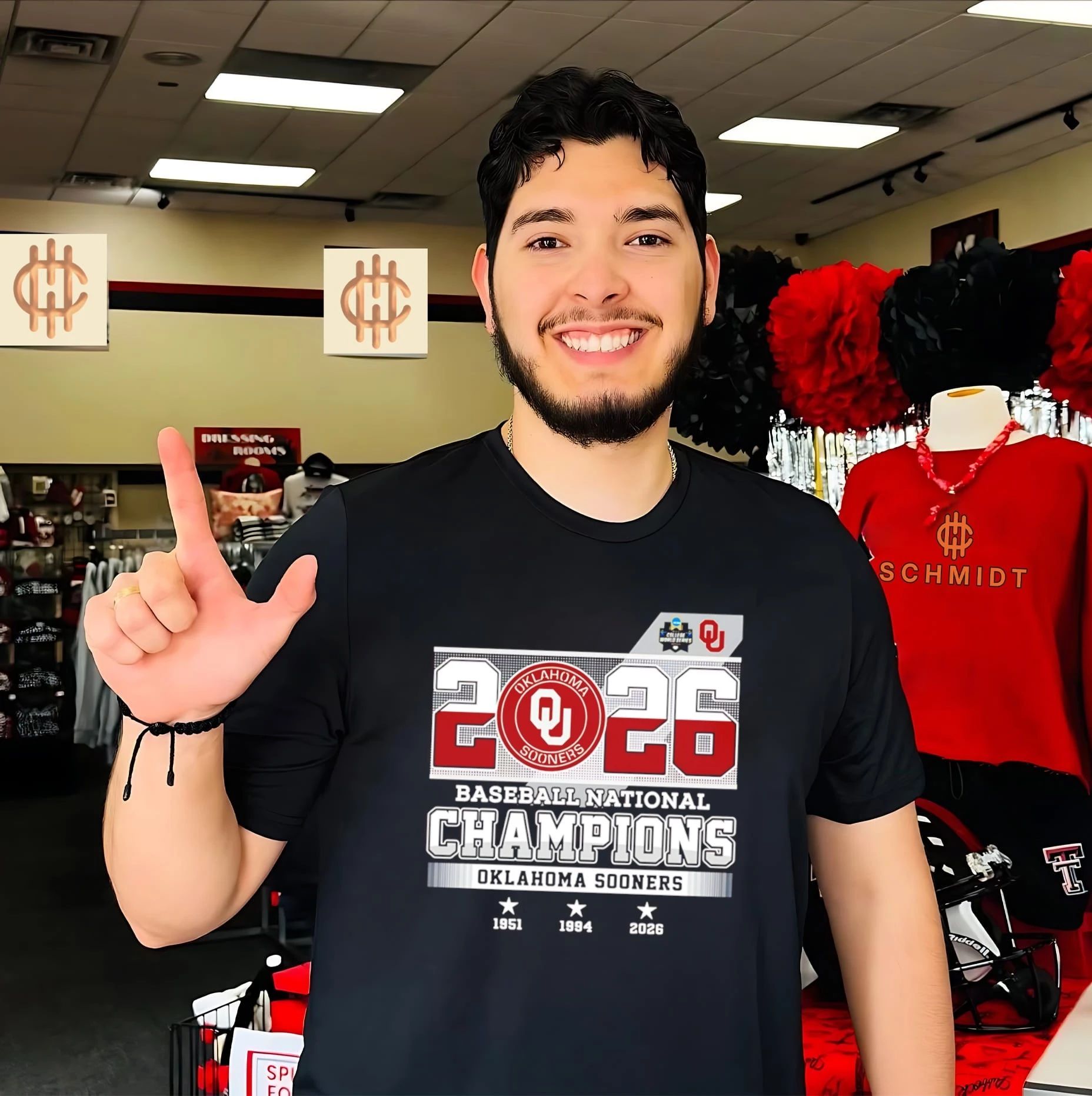 Oklahoma Sooners 2026 Baseball National Champions shirt