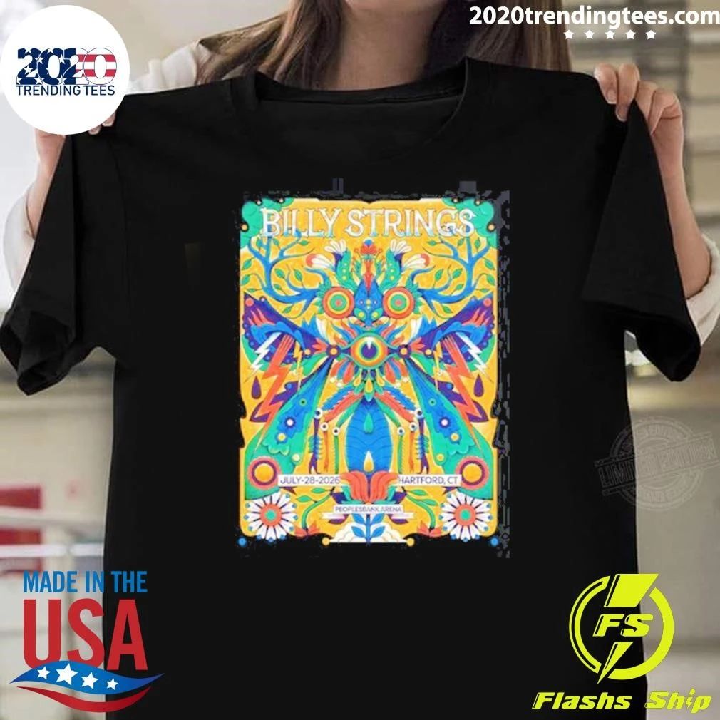 Billy Strings Hartford CT At Peoplesbank Arena On July 28 2026 Shirt