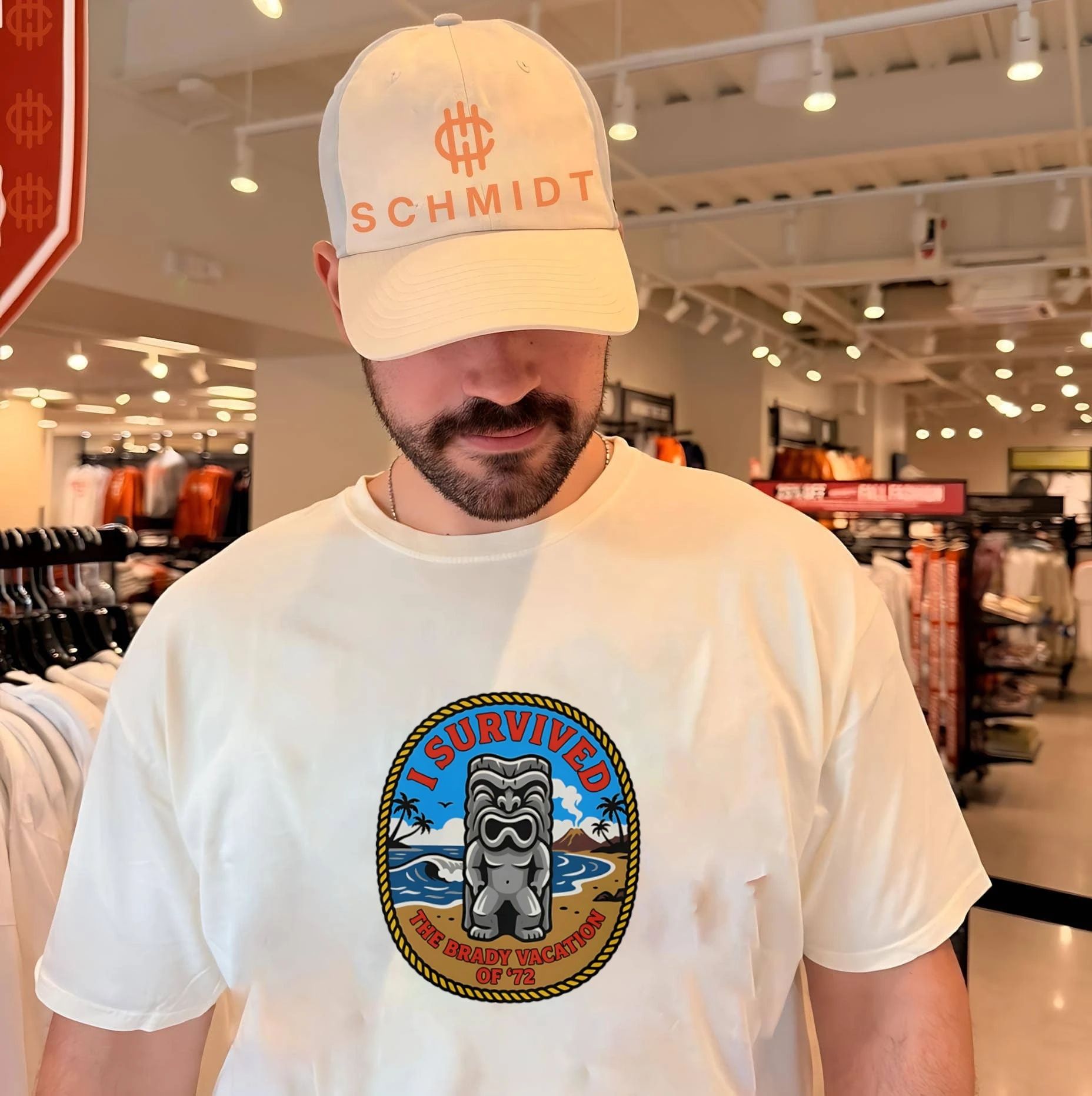 I Survived the Brady Vacation of ’72 Tiki Idol shirt