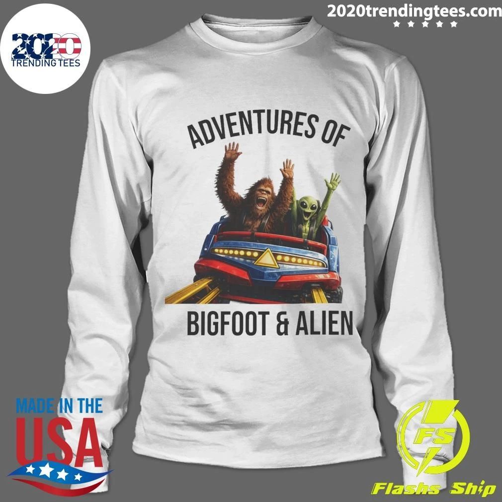 Adventures of Bigfoot & Alien Shirt