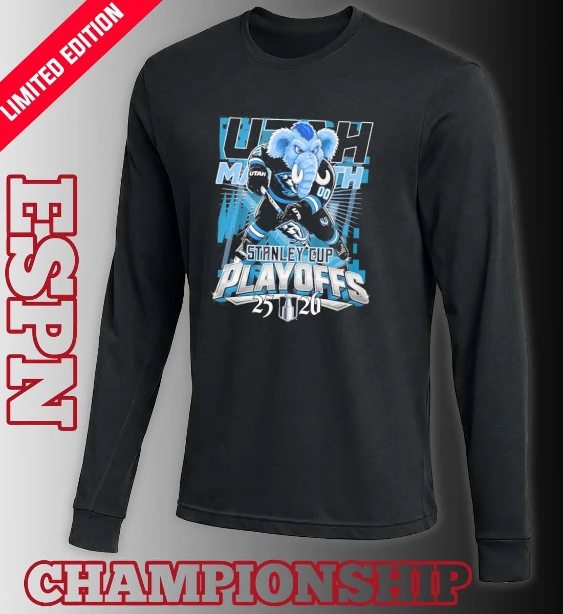 Utah Mammoth Mascot 2026 Stanley Cup Playoffs Shirt