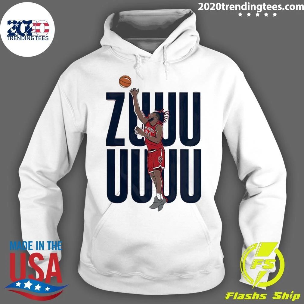 Zuby Ejiofor St John’s Red Storm Caricature Shirt