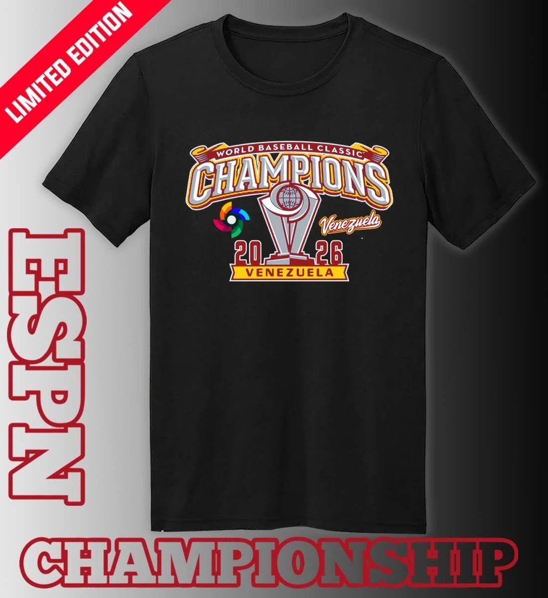 Venezuela Baseball World Baseball Classic 2026 Champions T-Shirt