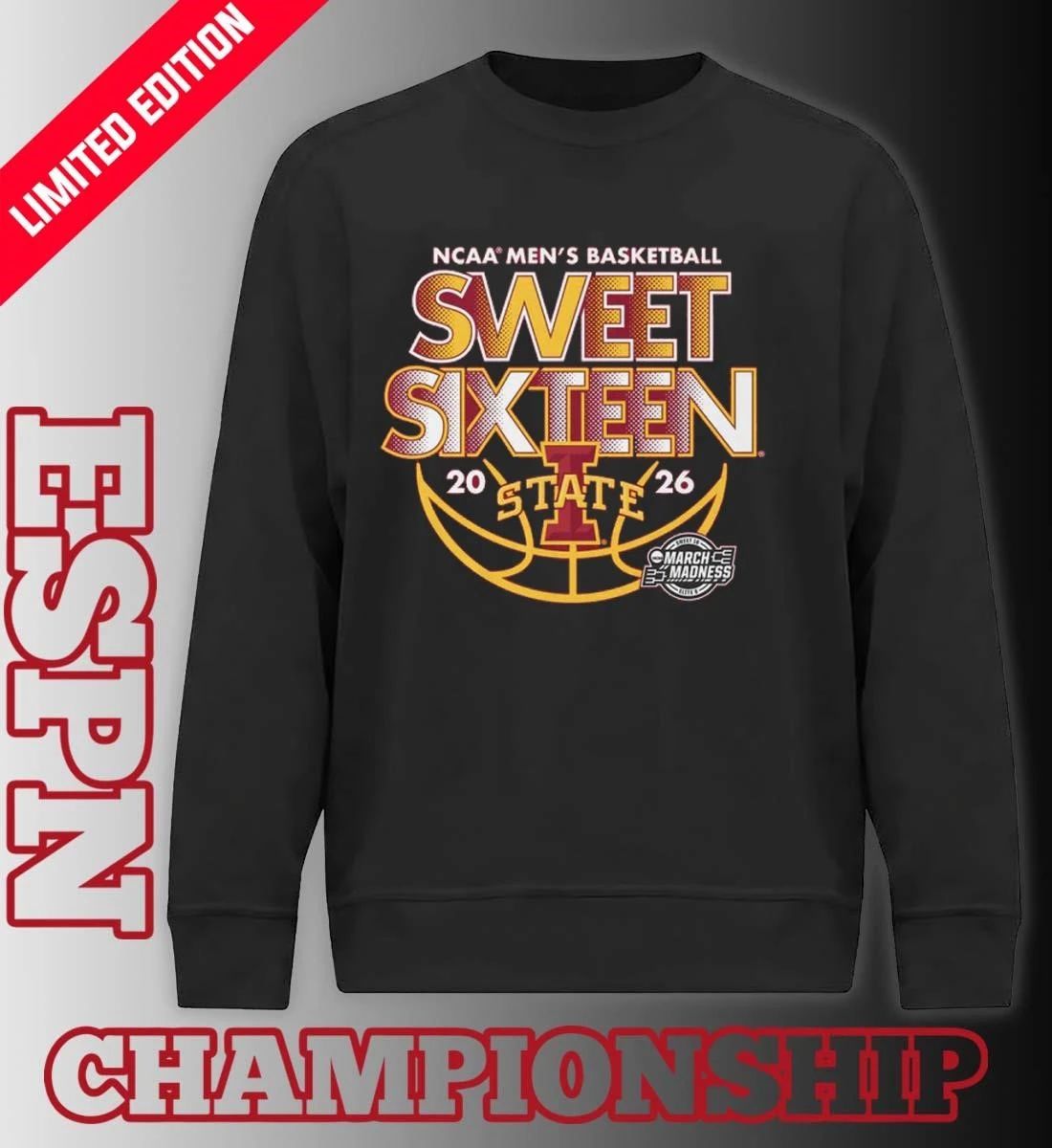 Sweet Sixteen 2026 Iowa State Men’s Basketball Shirt