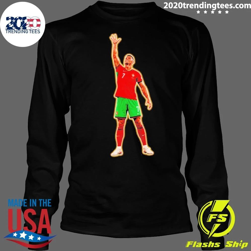 Cristiano Ronaldo 7 Portugal Soccer World Cup 2026 Celebration Shirt
