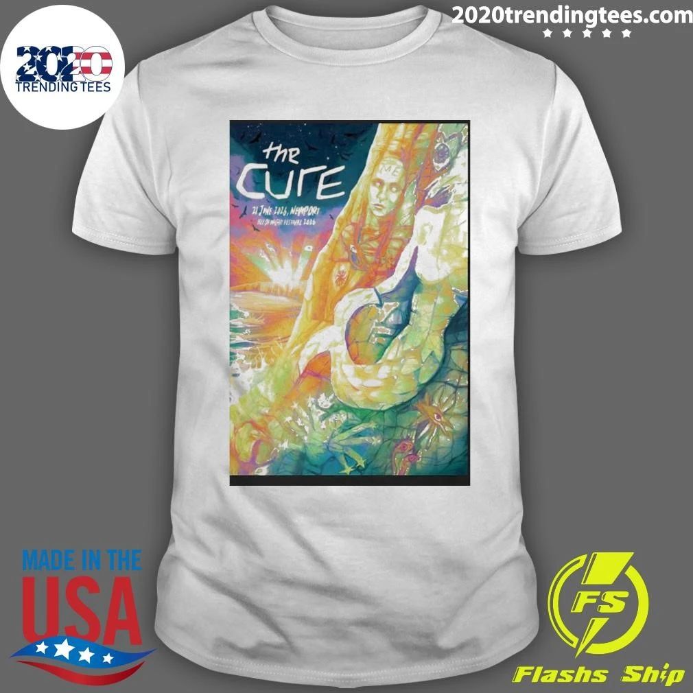 The Cure June 21 2026 Newport Isle Of Wight Festival 2026 Poster T-Shirt