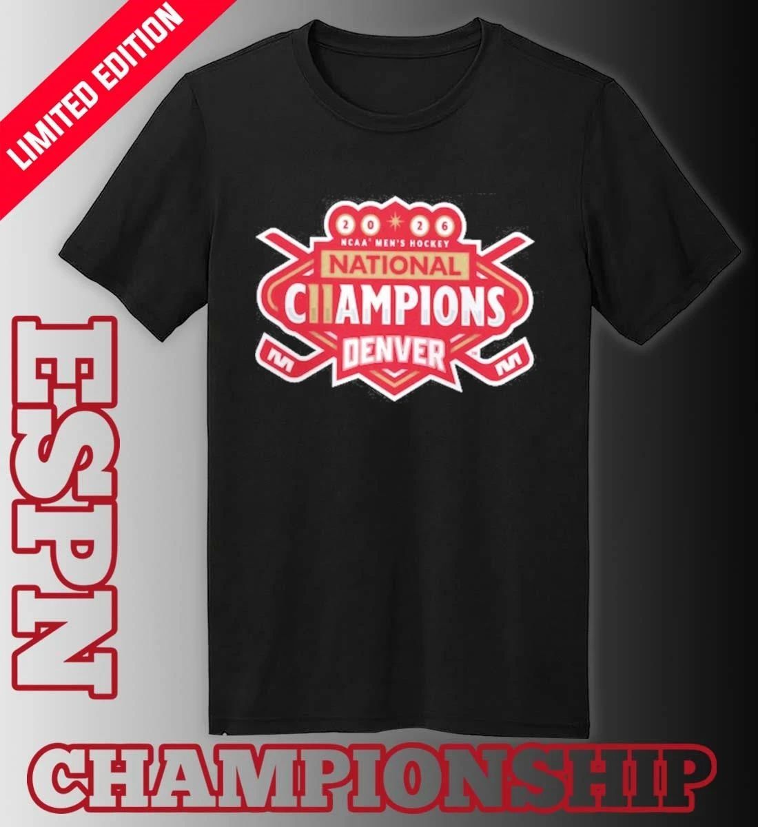 Denver Pioneers 2026 NCAA Frozen Four Men’s Ice Hockey National Champions Logo T-Shirt