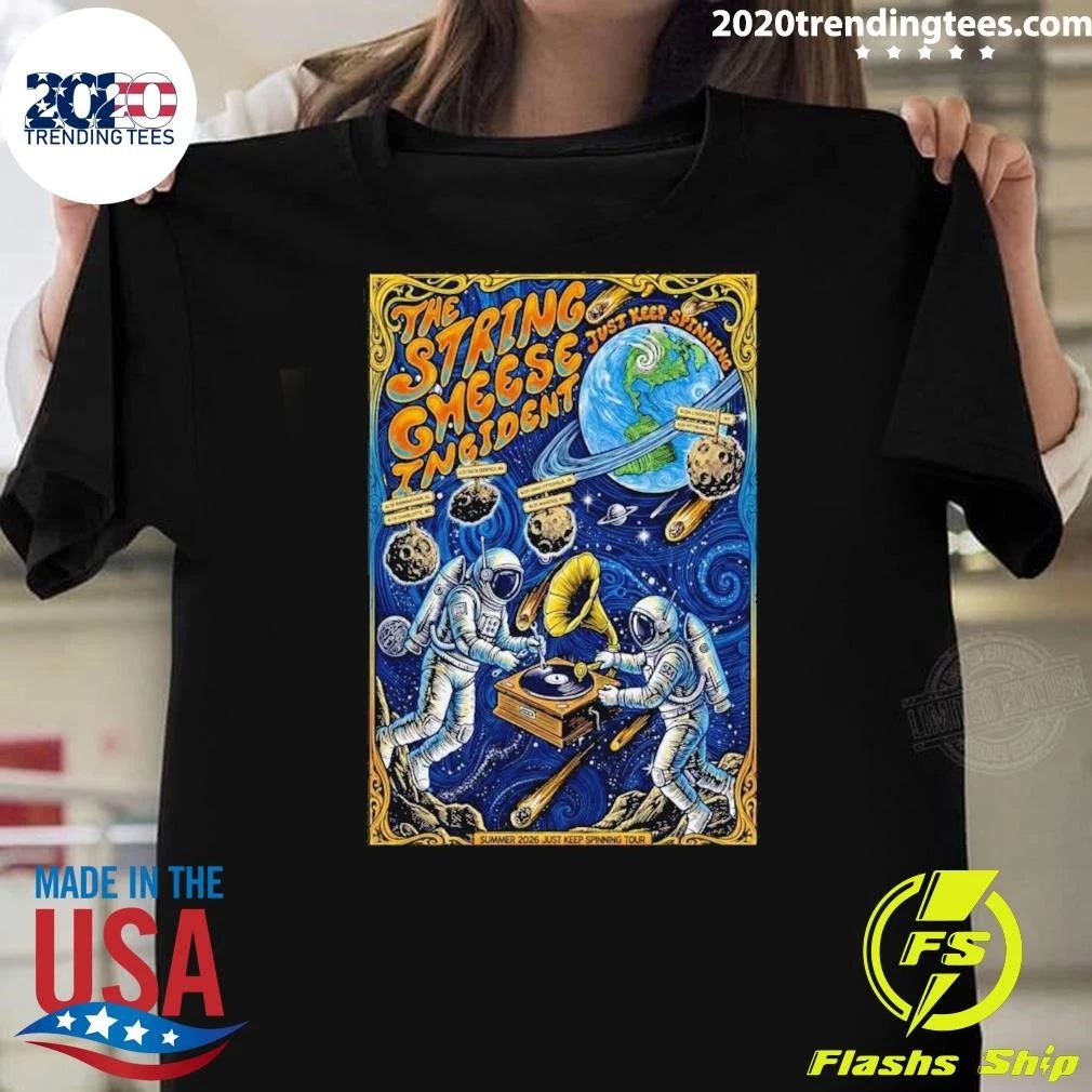 The String Cheese Incident Summer Just Keep Spinning Tour 26 Poster Shirt