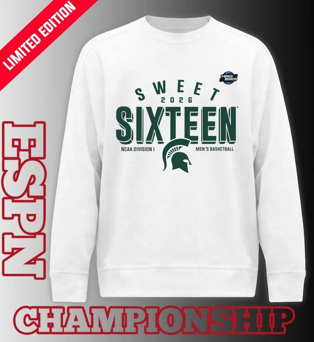 Sweet 16 Michigan State Spartans 2026 NCAA Men’s Basketball T-Shirt
