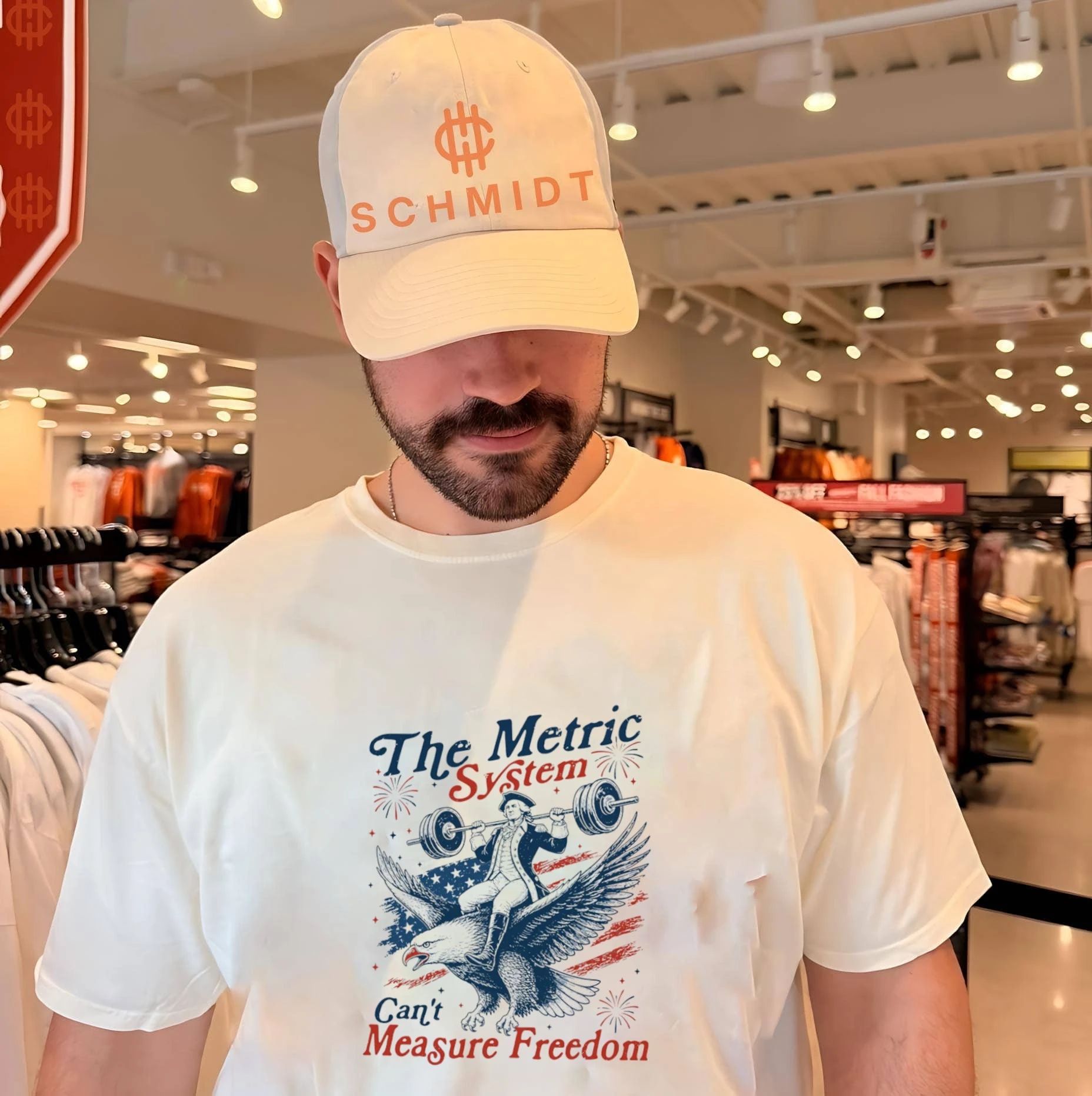 The Metric System Can’t Measure Freedom Eagle USA Flag 250 Anniversary shirt