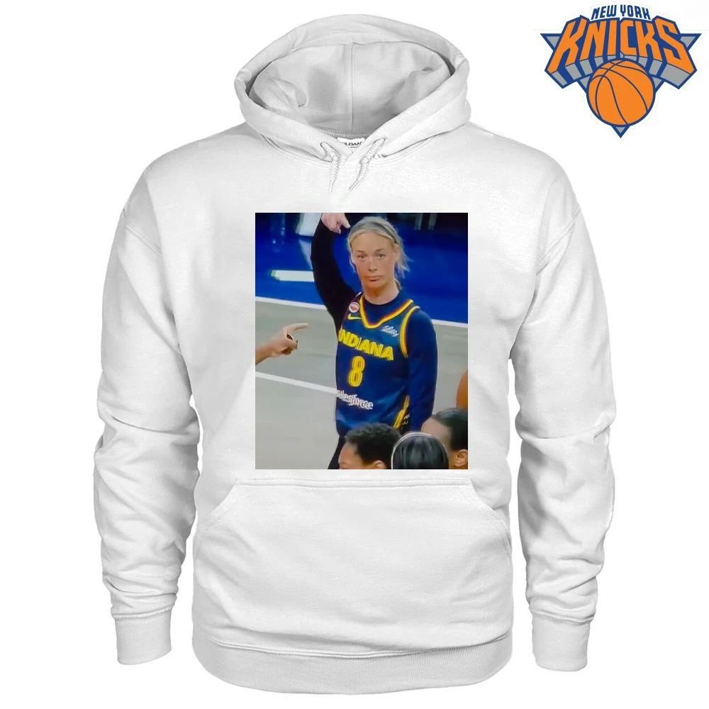 Sophie Cunningham Indiana Fever Funny Face Expression Basketball Pointing Meme shirt