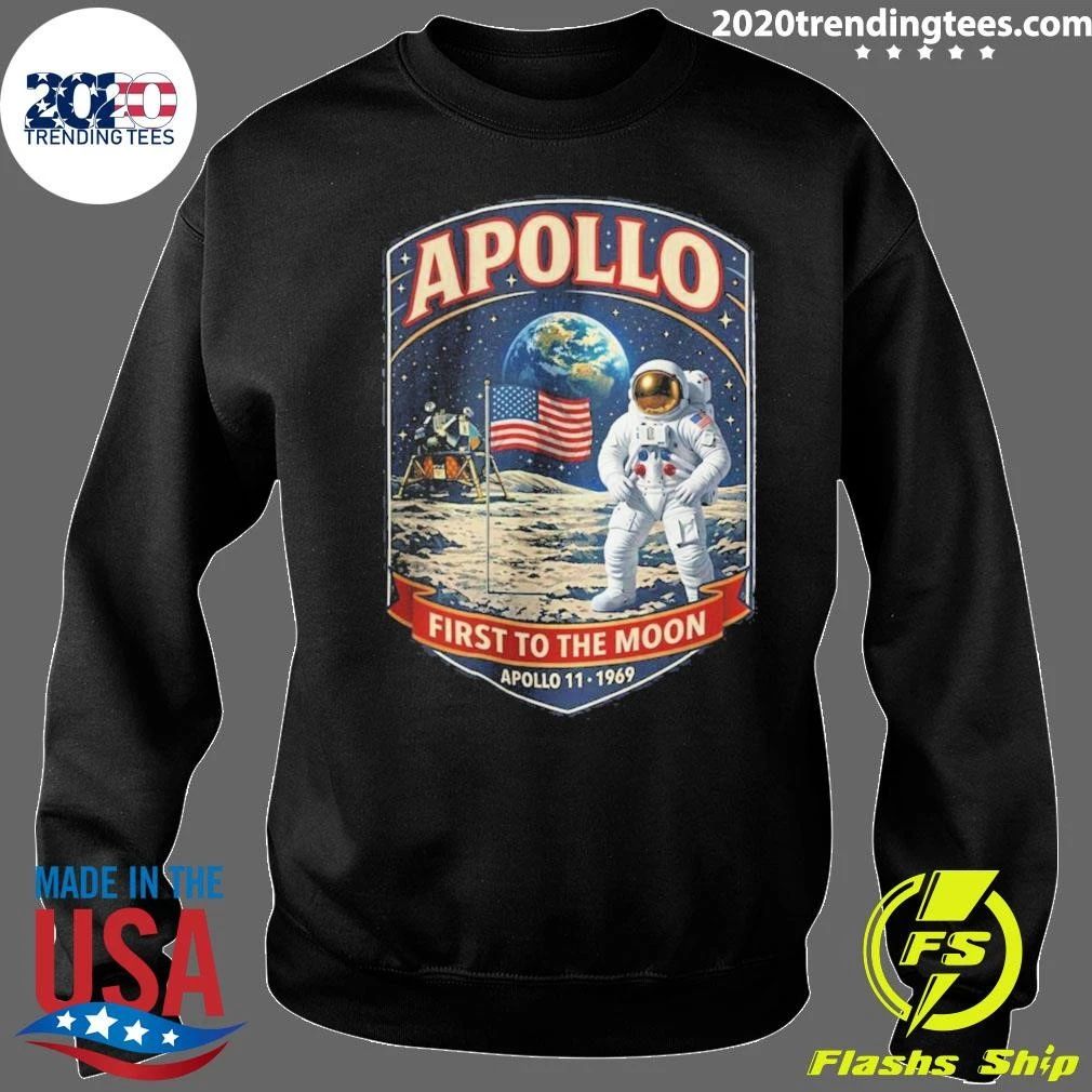 Apollo First To The Moon Apollo 11-1969 Shirt