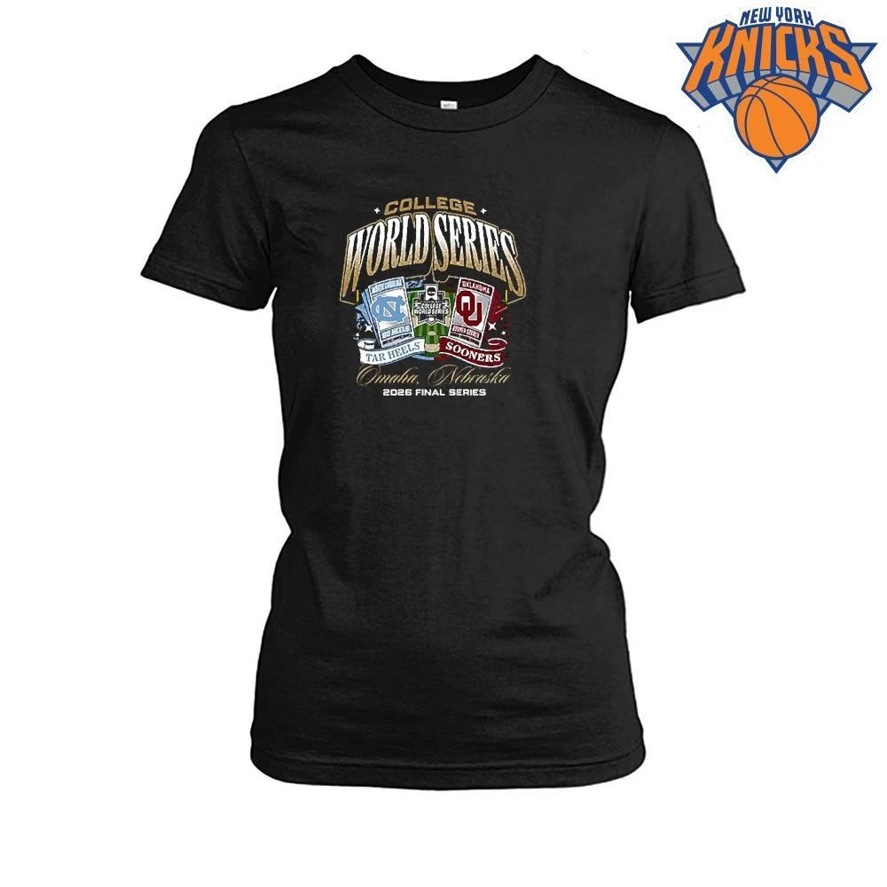 Something Inked Black 2026 College World Series Championship Matchup Tickets Shirt