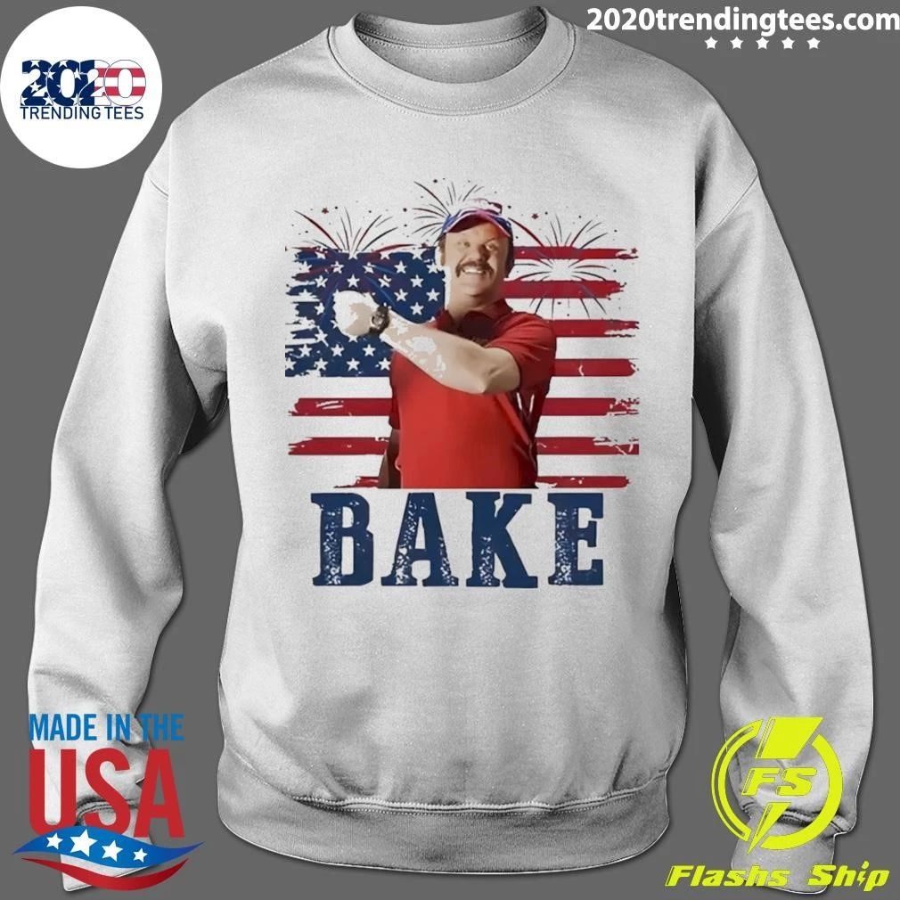Bake Naughton Jr. Talladega Nights 250th America 4th Of July Shirt
