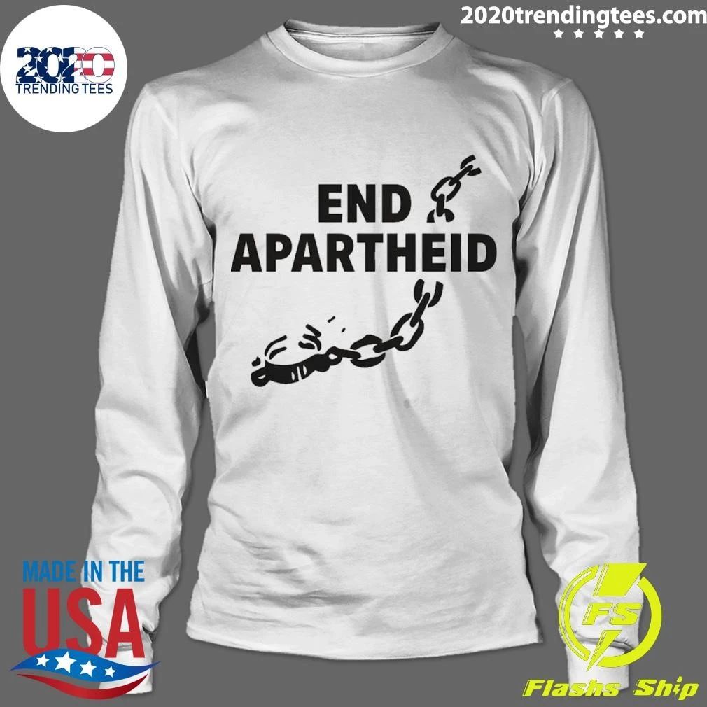 End Apartheid No Place for Hate Justice Statement 2026 shirt