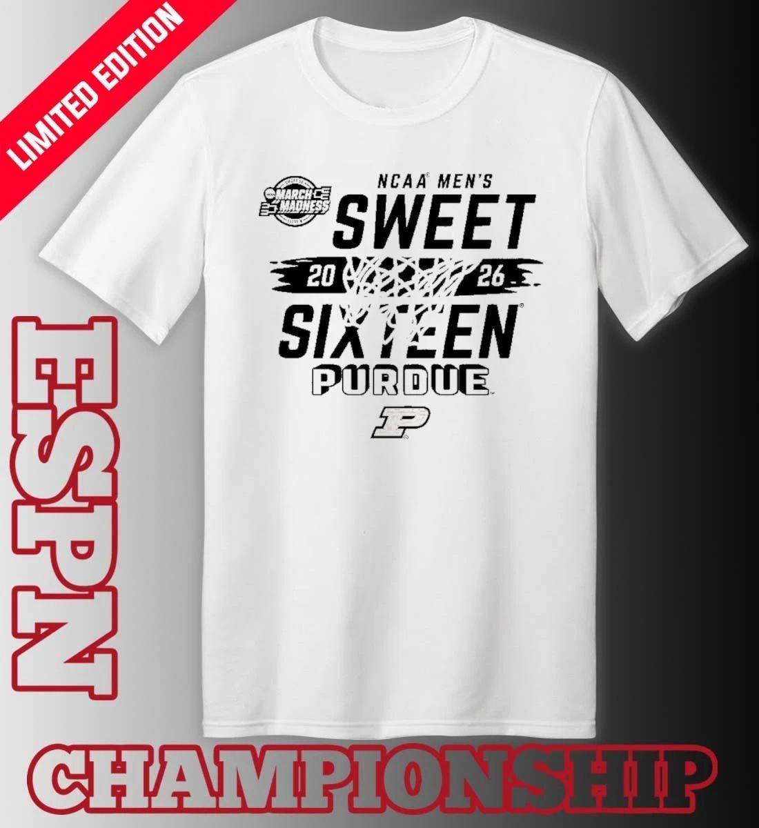 Purdue Boilermakers Men’s Basketball 2026 Sweet 16 Shirt