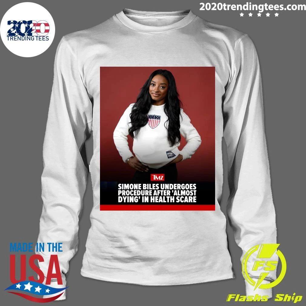 Simone Biles Undergoes Procedure After Almost Dying In Health Scare Shirt
