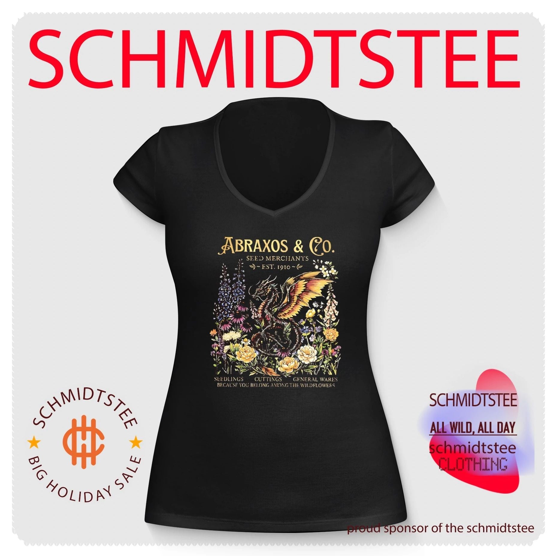 Abraxos Wyvern Seed Merchants Est 1910 Because You Belong Among the Wildflowers shirt