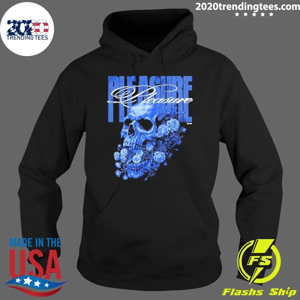 Pleasure Skull With Roses Gothic Floral Shirt