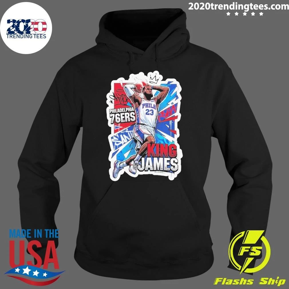 King James Philadelphia Basketball Fans Tee Shirt
