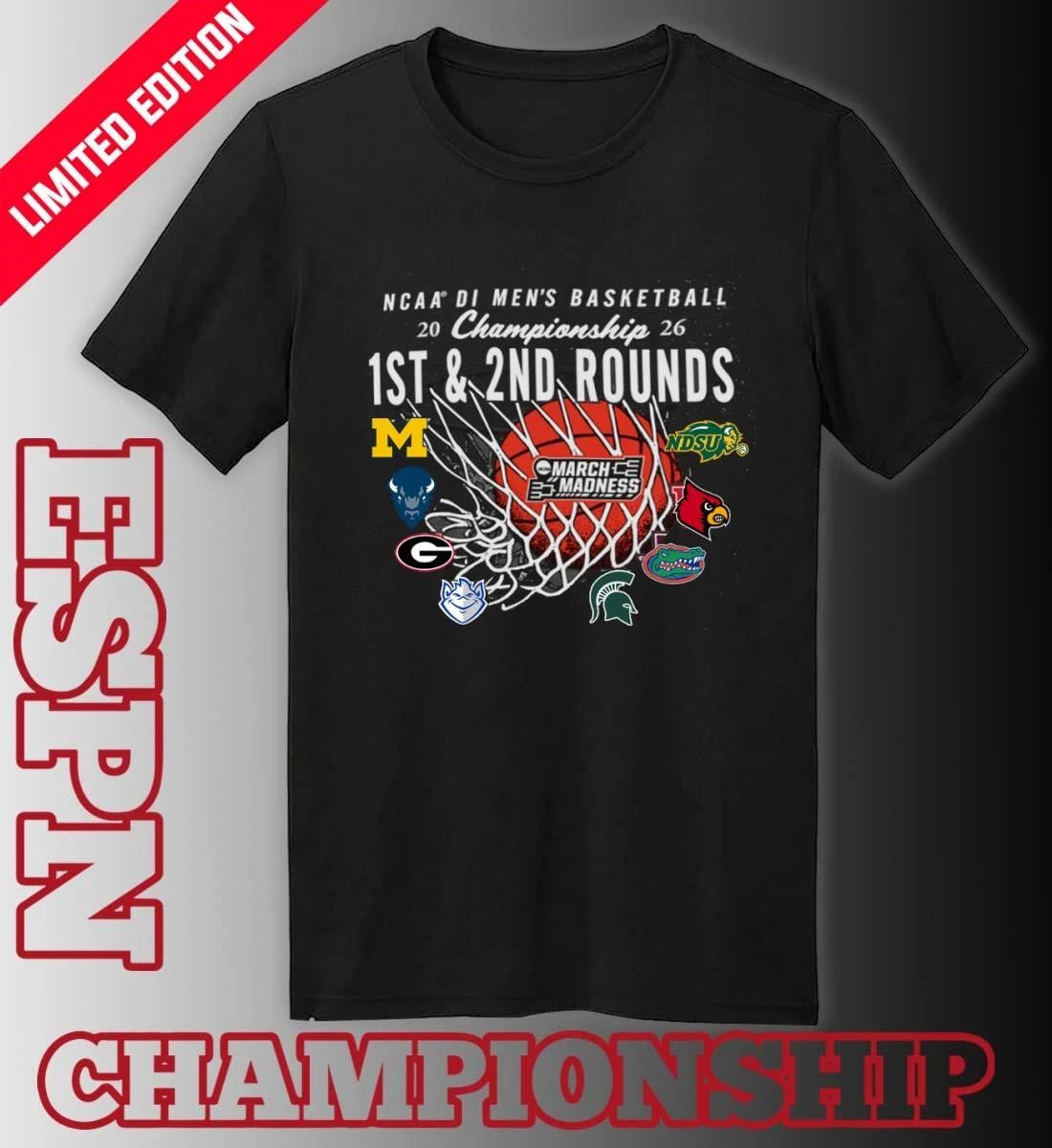2026 NCAA DI Men’s Basketball 1st, 2nd Rounds – Buffalo Shirt